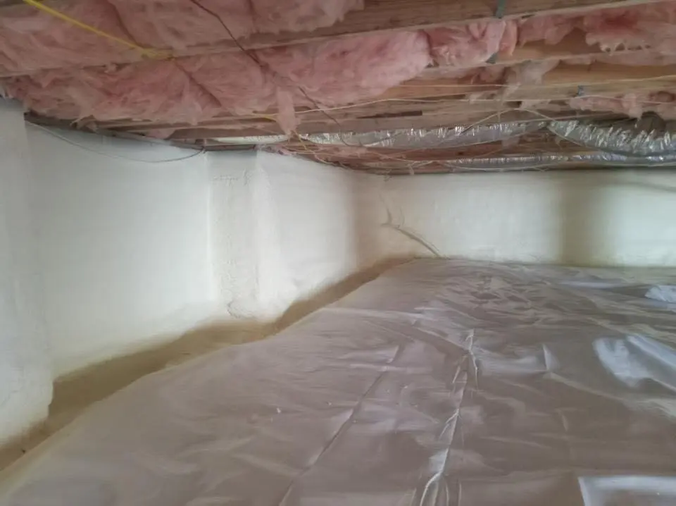 Crawl space encapsulation with closed-cell spray foam for Metal Roof Coating in Parsippany-Troy Hills